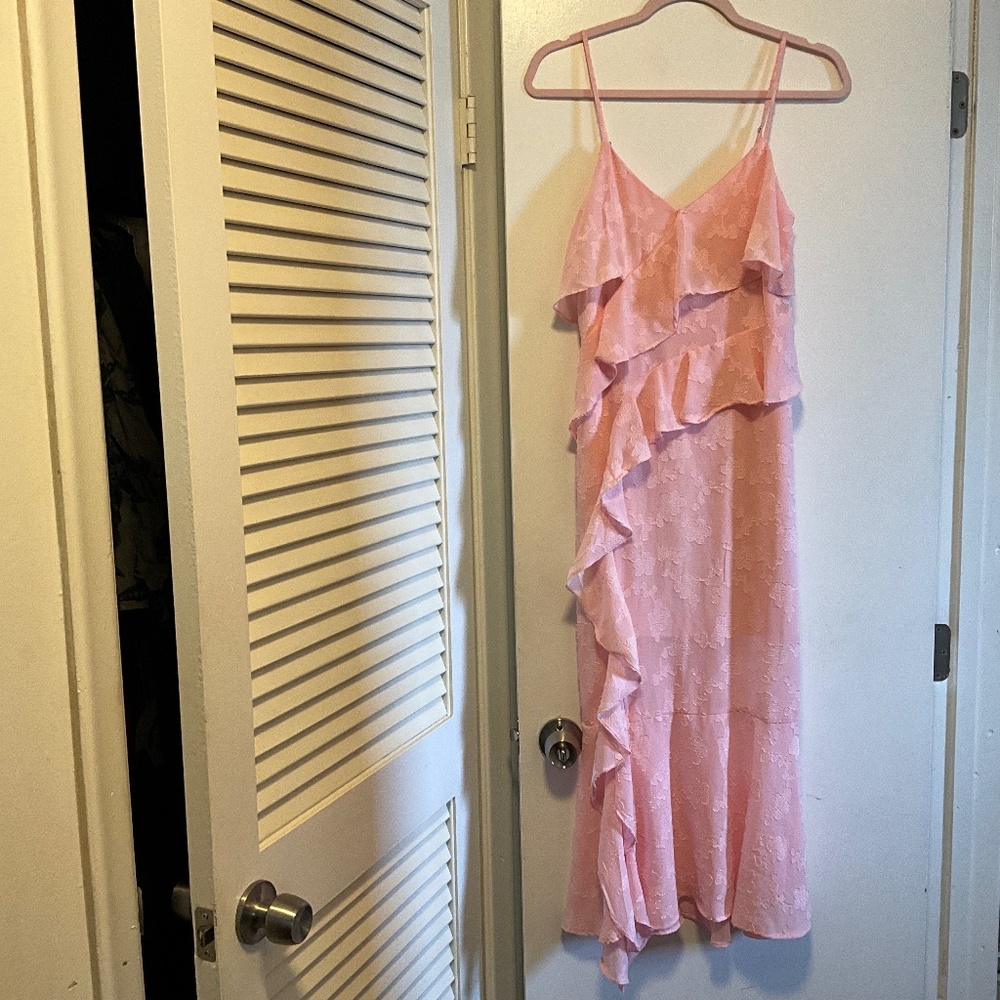 Small Wild Fable pink floral dress.